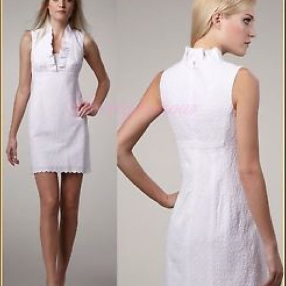 White Eyelet Lilly Pulitzer Dress
